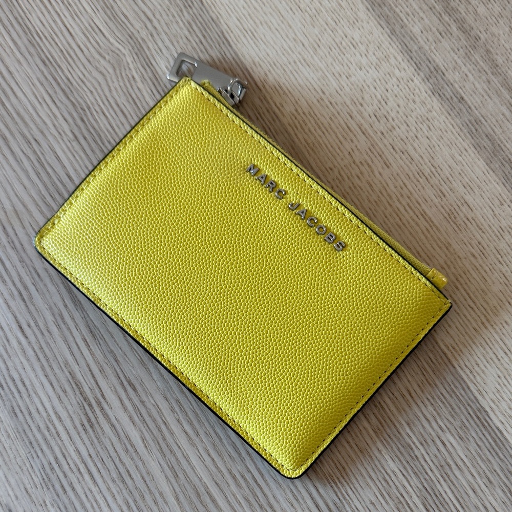 Marc Jacobs Vibrant Yellow Card Wallet